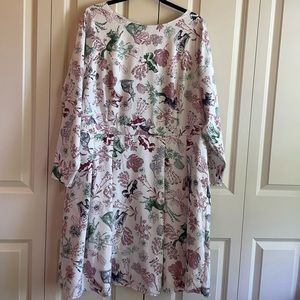 ModCloth Woodland Printed Long-sleeve Dress - 2x